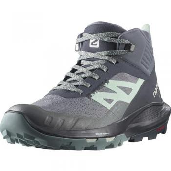 Salomon Trekkingschuhe Outpulse Mid Gtx W GORE-TEX 470672 20 V0 Grau 37_13 female