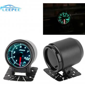 Digitaler Auto-Tachometer 52mm mit Zeiger und LED