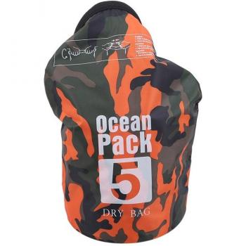 Saco seco plegable de camuflaje