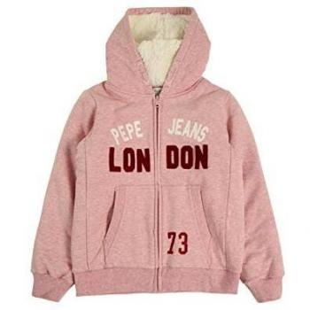 Pepe Jeans PG580967 Nuage 308 Pink Veste Zippée Capuche Jeune