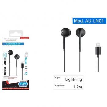 Auriculares Lightning Maxtech para iPhone, iPad e iPod