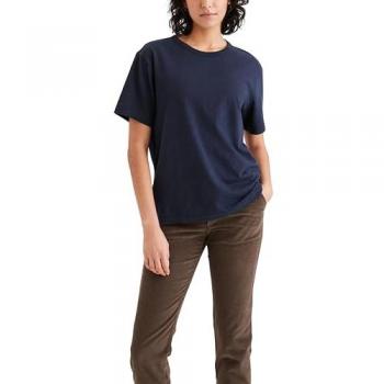 Dockers Maglia A Maniche Corte L per Donne Navy