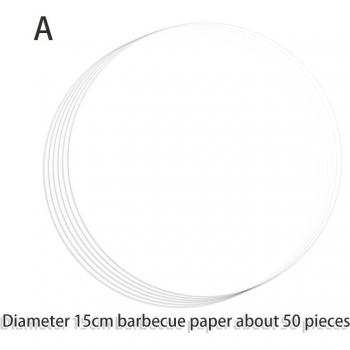 50 Pcs BBQ Grill Wax Paper