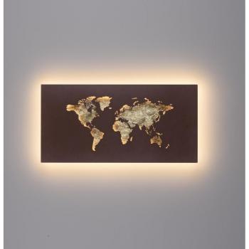 Rustic Map LED 25W Wall Sconce