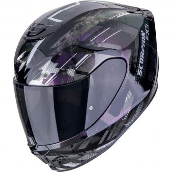 Scorpion EXO‑391 Clutter Casco 2XL Nero Camaleon Grigio
