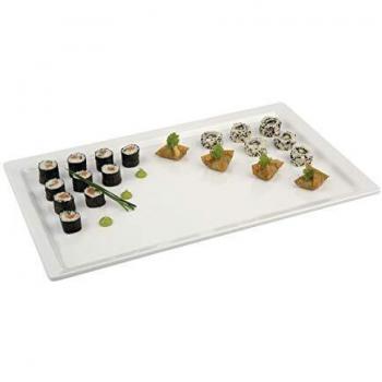 APS Pure White 1/4 GN Melamine Tray