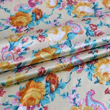 Tissu Doux Rétro en Polyester pour Robe