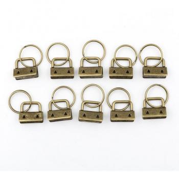 Keychain Split Ring 25mm 10Pcs Key Fob Hardware