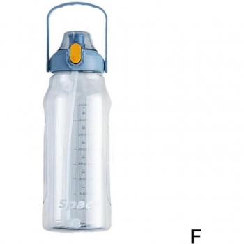 2000ml Travel Water Bottle with Time Tracking