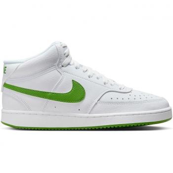 Nike Deportivas Court Vision Mid Retro 80s Mujer Blanco Verde