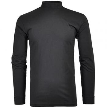 RAGMAN Langarm Stehkragenshirt Regular Fit Herren