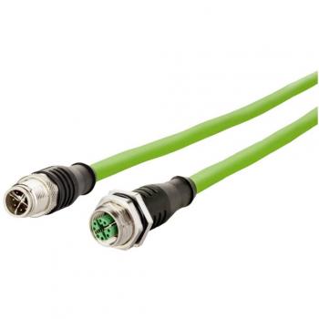 Cavo di rete CAT 6A S/FTP 1.00 m Verde guaina resistente all'ozono