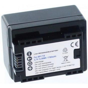 Canon LEGRIA HF R606 Akku 1600 mAh Schwarz