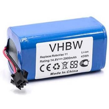 Batteria sostitutiva VHBW per Eufy RoboVac 11S, 11, R500 (2900mAh, 14.8V, Li-Ion)