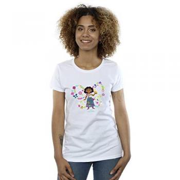 Disney Mirabel Butterfly Cotton T‑Shirt (White, XL)