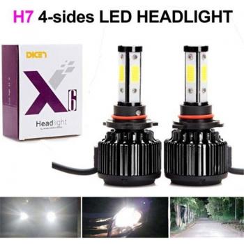 Bombillas de faros LED H7 20000LM 200W 6000K