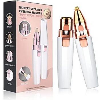 BreezeClean 2-in-1 Lip, Nose & Brow Trimmer