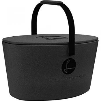 Lieblingskorb Plus deep black Einkaufskorb und Thermobox