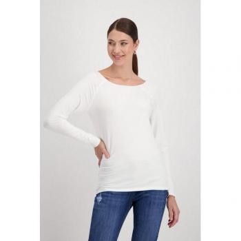 Monari Langarmshirt für Damen in Creme