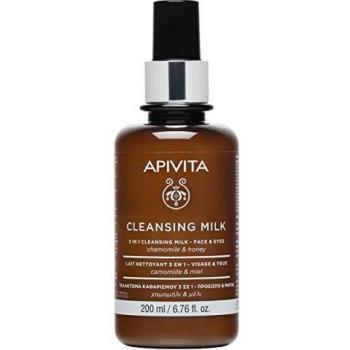 Apivita 3 In 1 Cleansing Milk for Face & Eyes 200ml