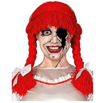Parrucca rossa con trecce