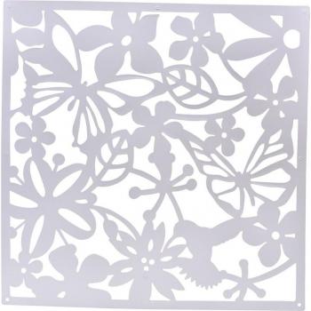 Paravent design blanc/noir/rouge