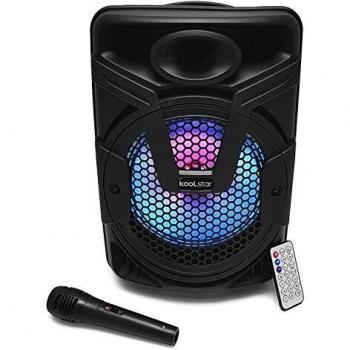 BLASTER08 Enceinte Karaoke Autonome à LED KoolStar – 200 W – Micro & Téléphone