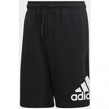 Adidas Shorts de Sport avec Badge de Sport, Noir/Blanc, XL