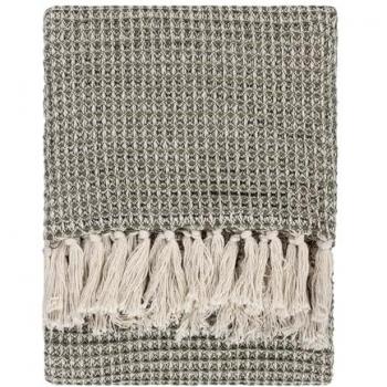 Yard Lorne Waffle Fringed Throw