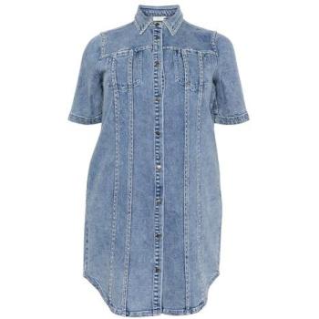 Blue Kaffe Curve 3XL Denim Shirt Dress