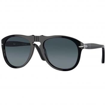 Persol PO0649 95/S3 Men's Pilot Sunglasses Black