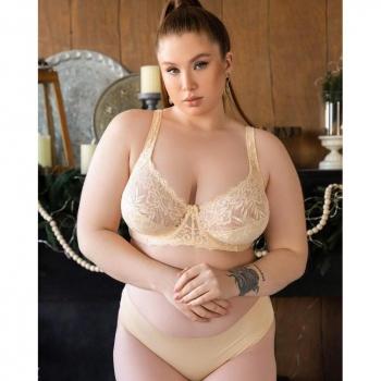 Chic Electric Violet Lace Cup Bra – ISSA Plus 80E Classic