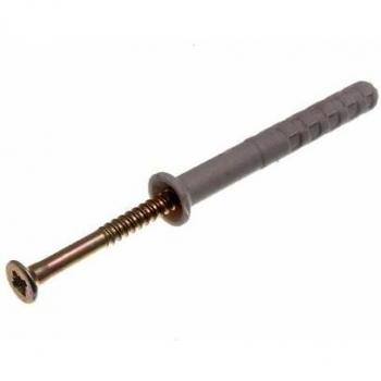 Hammer Fixing with Nylon Wall Plug M6 x 50mm