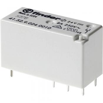 Finder 41.52.9.110.5010 PCB Relay, 110V DC, 8A, 2 Change-overs, Pack of 20