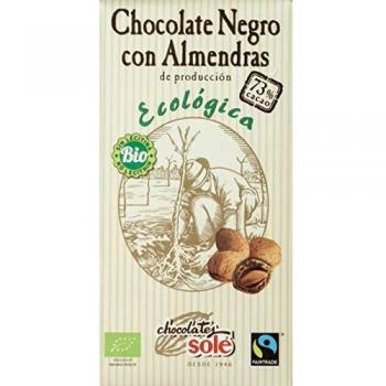 Chocolate Bitter 73% con Almendras 150g