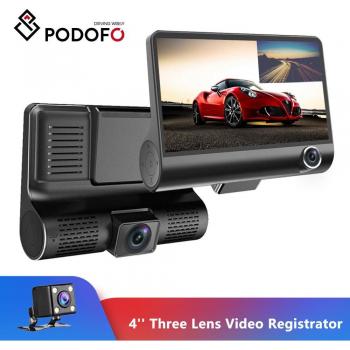 Podofo Cámara Dual para Vehículo