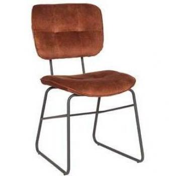 Rust & Velvet Eetkamerstoel Dez Zwart