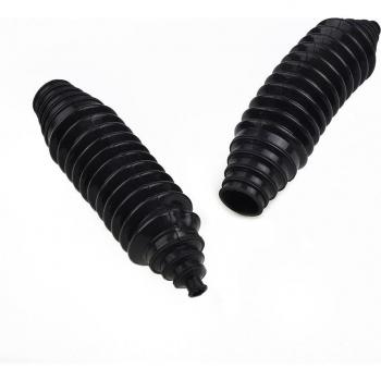 Black Silicone Rack Pinion Gaiter Boot Set 9.06x2.36