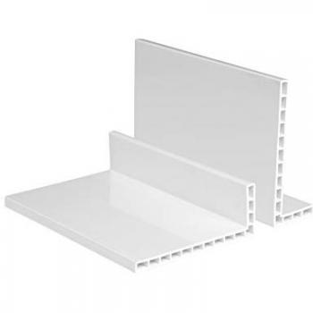 Listelli angolari in PVC bianco 2m