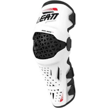 Ginocchiere e protezioni per stinchi Leatt Dual Axis Pro Bianco L/XL