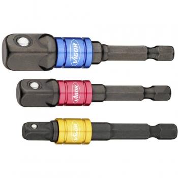 Vigor V7603/3 Kit adattatori 1/4 (6.3 mm)