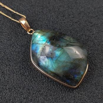 Creative Shapes Labradorite Pendant Necklace