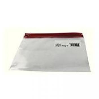 Snopake Zippa Bag Polypropylene A5 140 Micron Red (Pack 25)