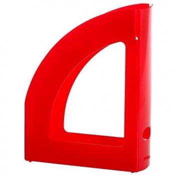 Tablette de stockage en plastique rouge mat 250 × 80 × 320 mm