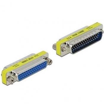 HD/DB 44‑Pin Male to Female Adapter, Port Guarding