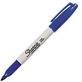2er Set Sharpie Fine Point Permanentmarker, 1,0 mm, blau