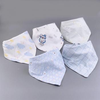 Conjunto de baberos de algodón para niña