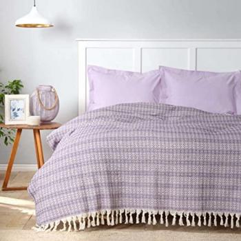 Karaca Home Coperta Accogliente Lilla per Duetto