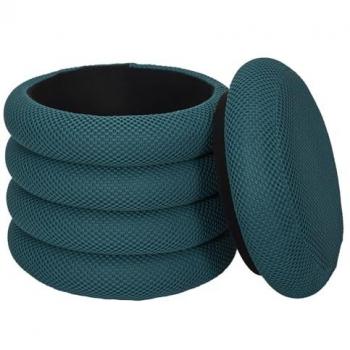 Silla de Pie Azul Atom 38x43 cm