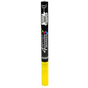 PEBEO 4‑Pack Yellow Metal Artist Markers – 0.1 × 0.1 × 1.32 cm